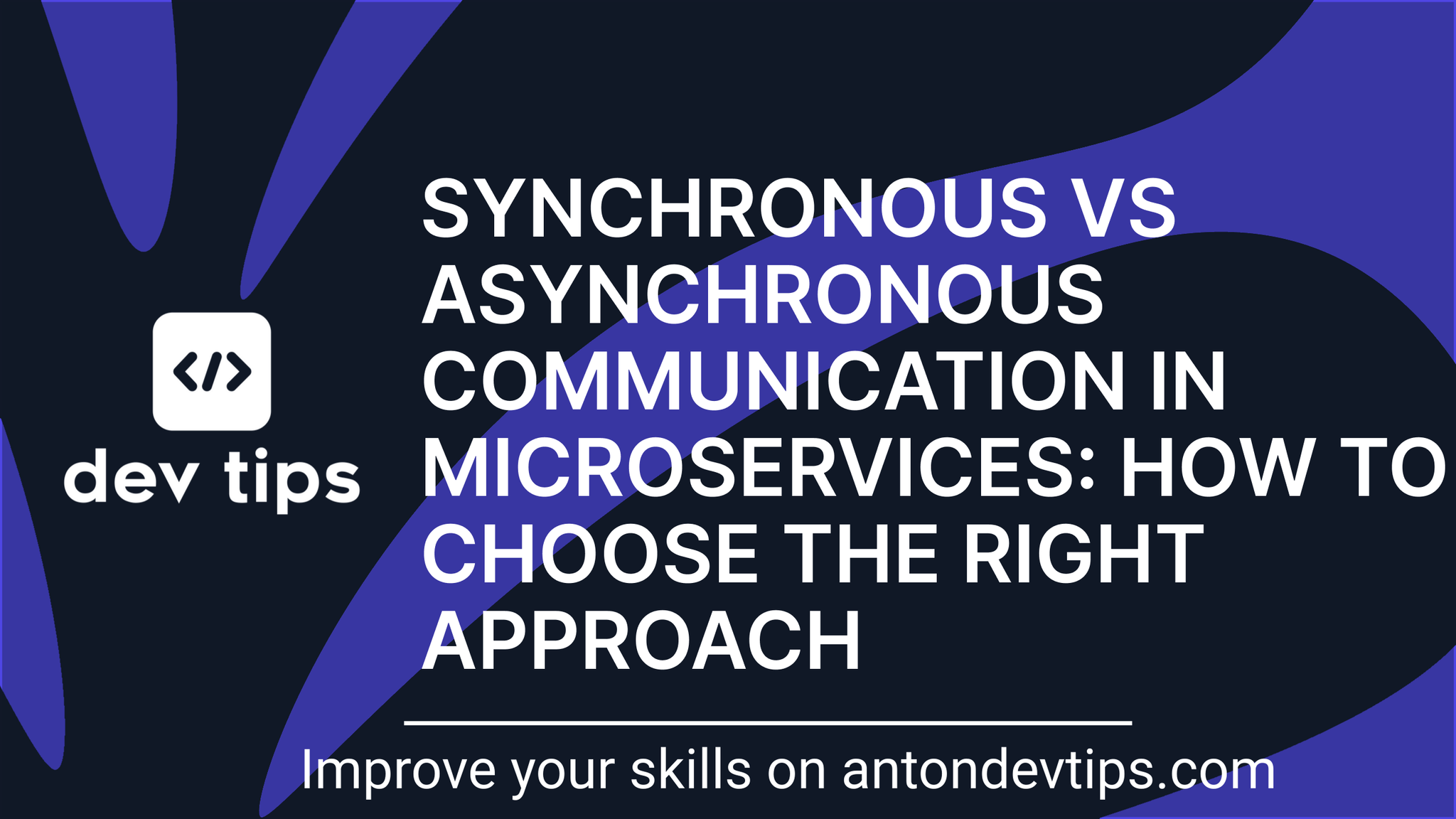 Synchronous vs Asynchronous Communication in Microservices: How to ...