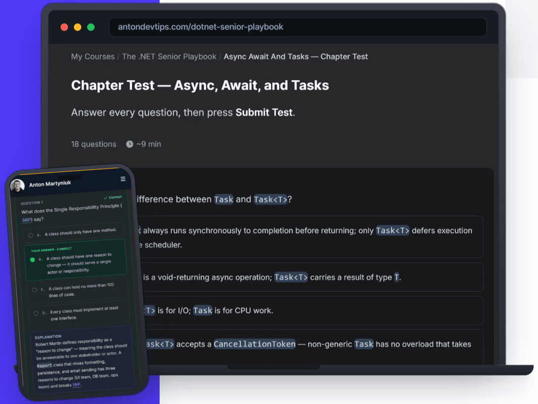 The .NET Senior Playbook